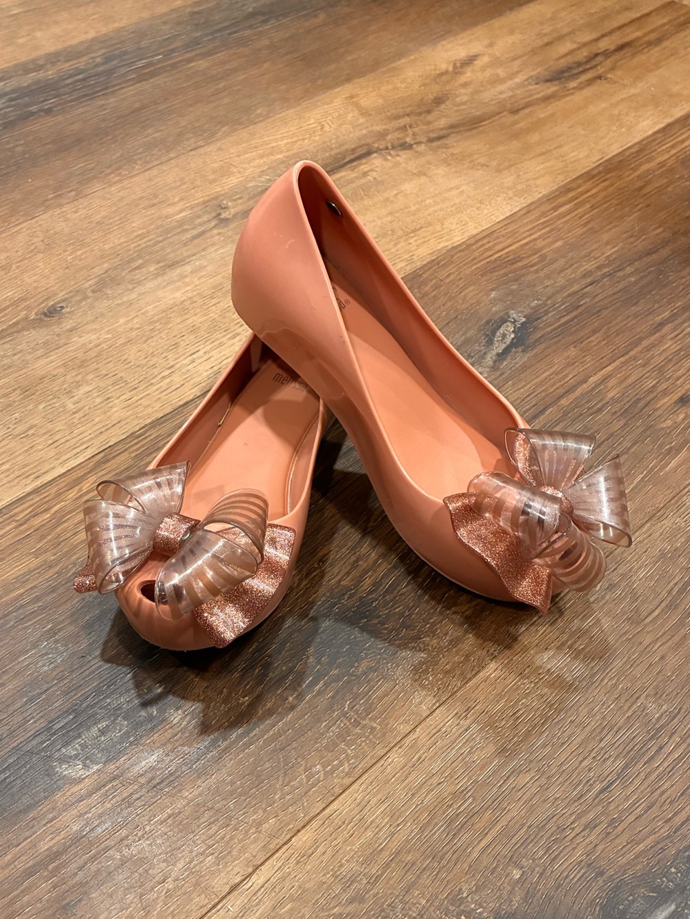 Mini Melissa Jelly Bow Wedge Shoes Summer Fall 11 Girl